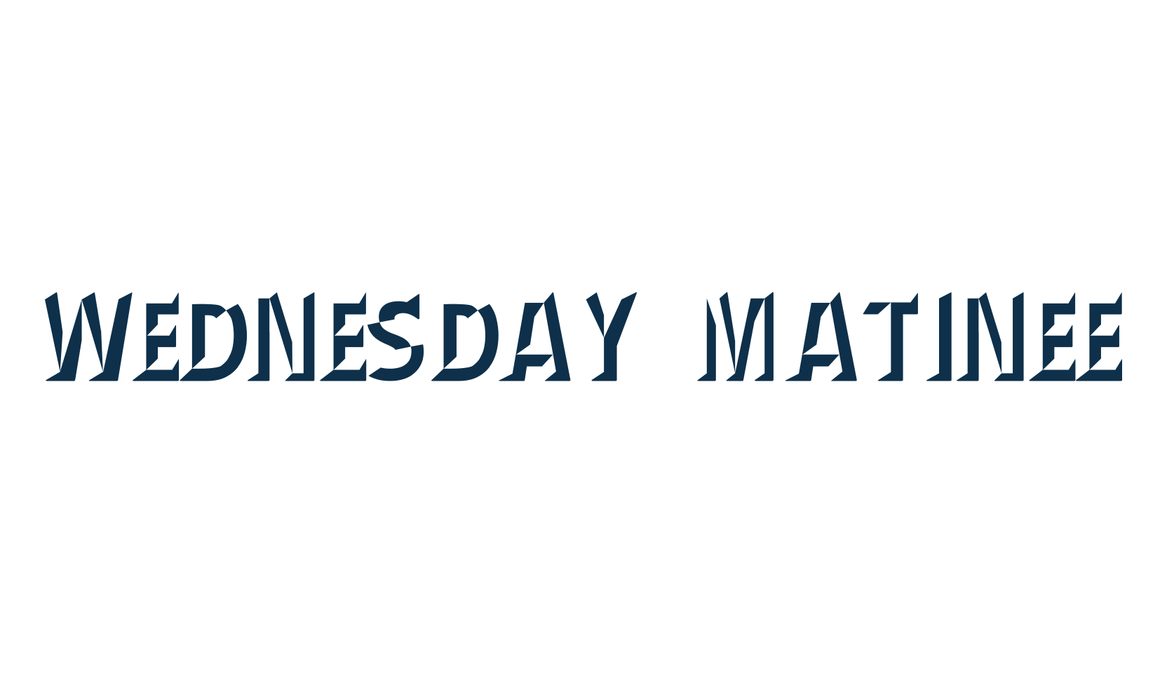 Wednesday Matinee, various font preview