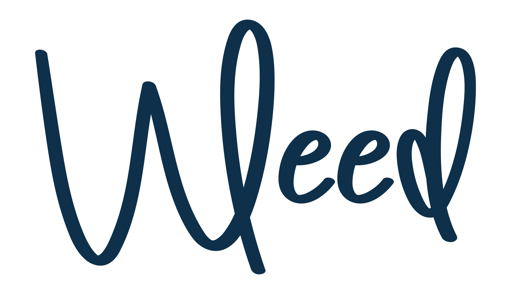 Weed, script handwritten fancy decorative calligraphy font preview