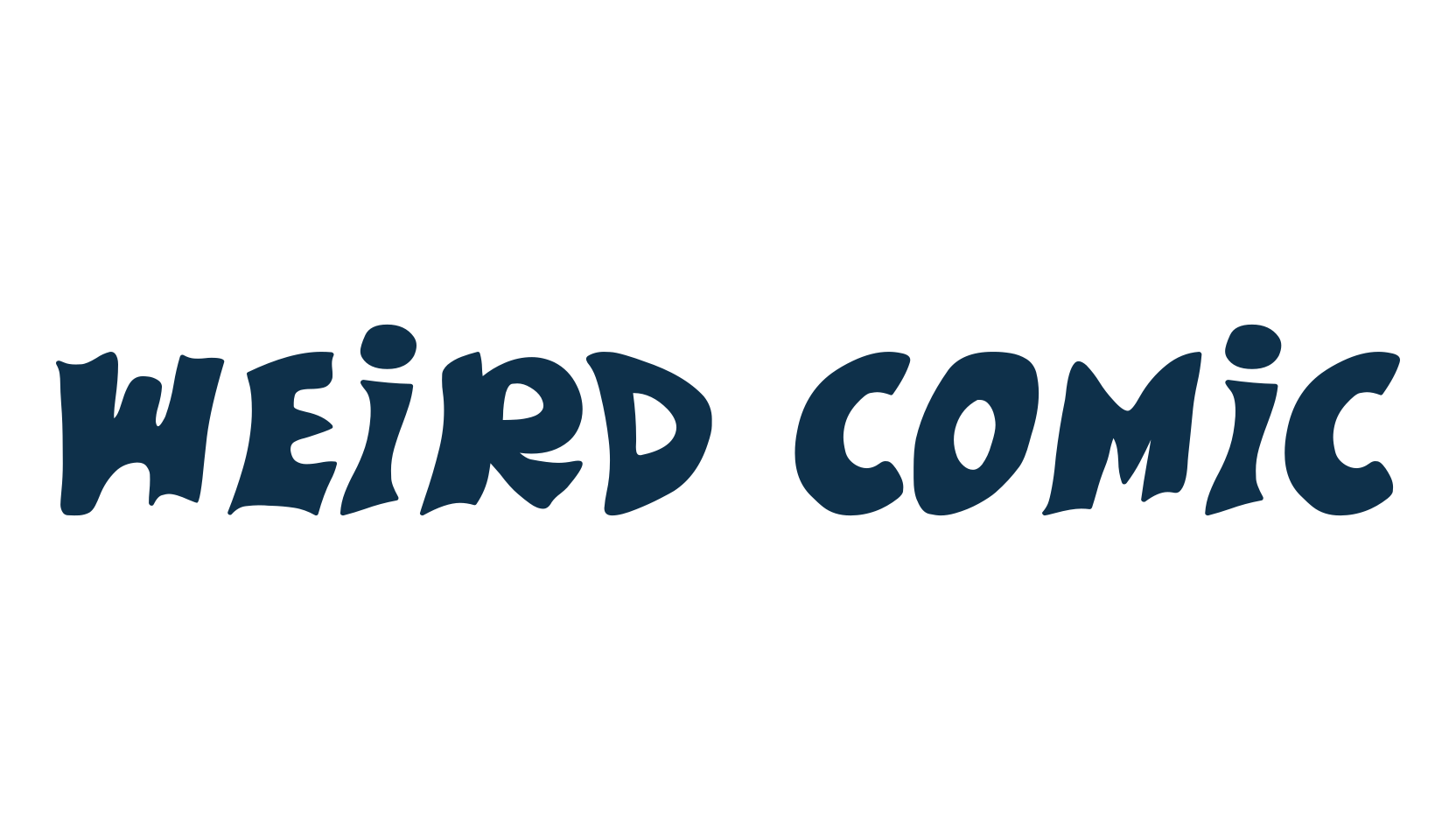Weird Comic, cartoon font preview