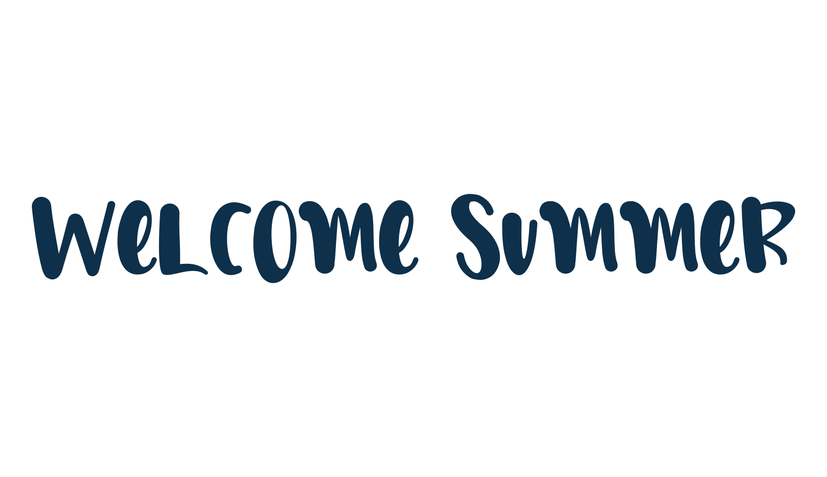 Welcome Summer (welcome-summer), fancy various decorative script calligraphy font preview