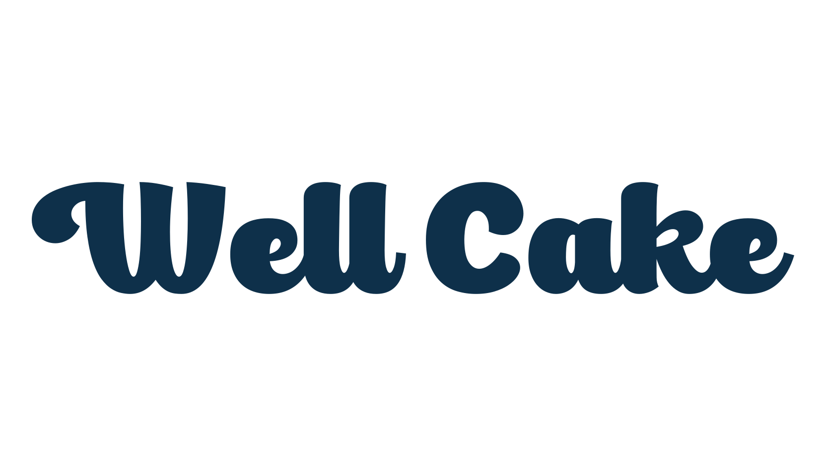 Well Cake, fancy groovy decorative font preview