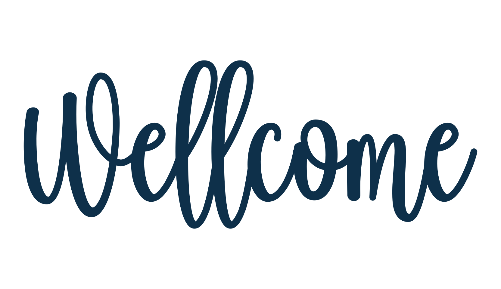 Wellcome (wellcome-2), various font preview