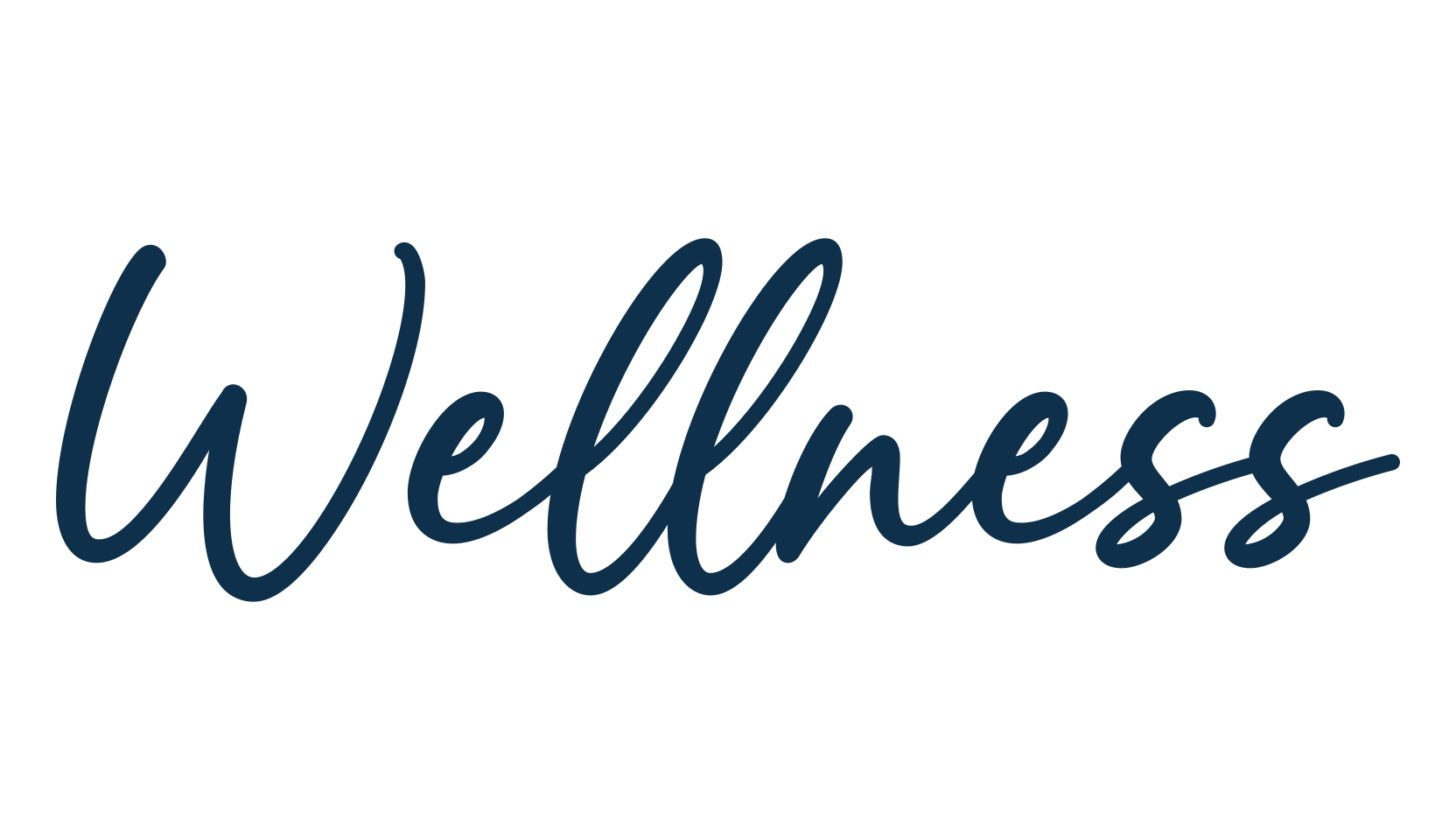 Wellness, handwriting font preview