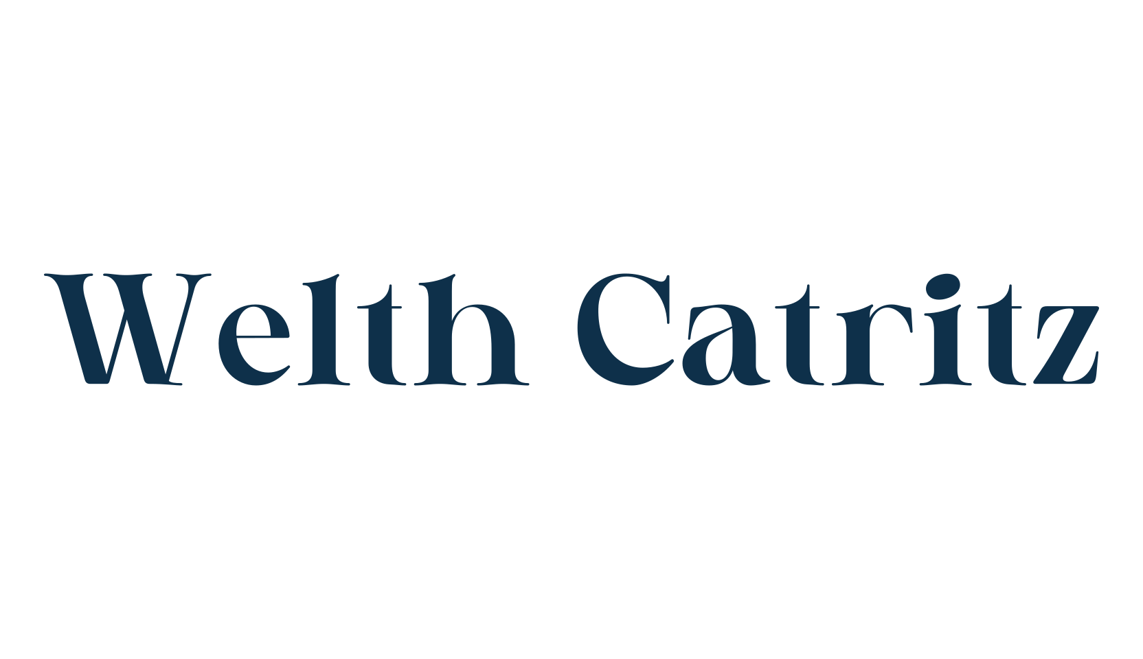 Welth Catritz, serif font preview