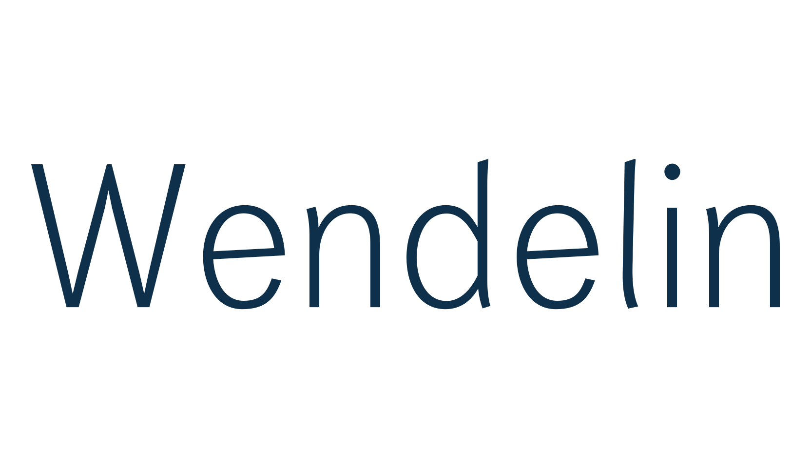 Wendelin, basic sans serif font preview