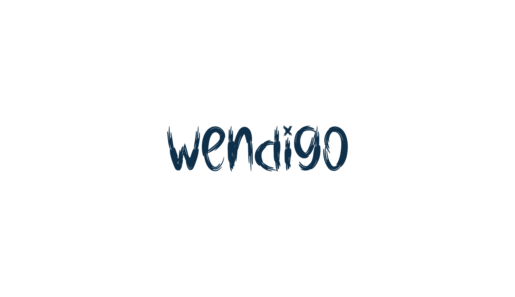 Wendigo, fancy decorative font preview