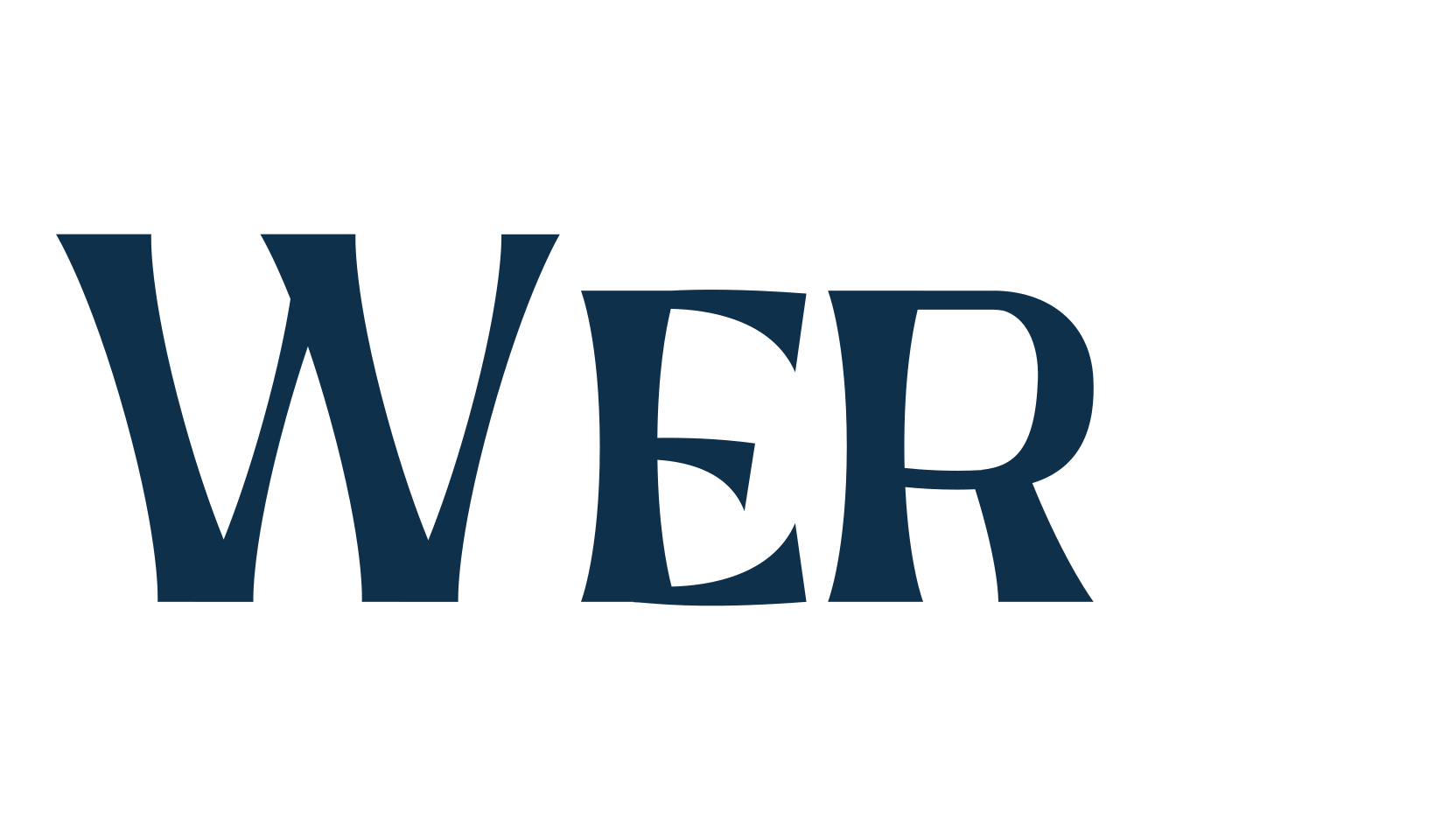 Werd, various font preview