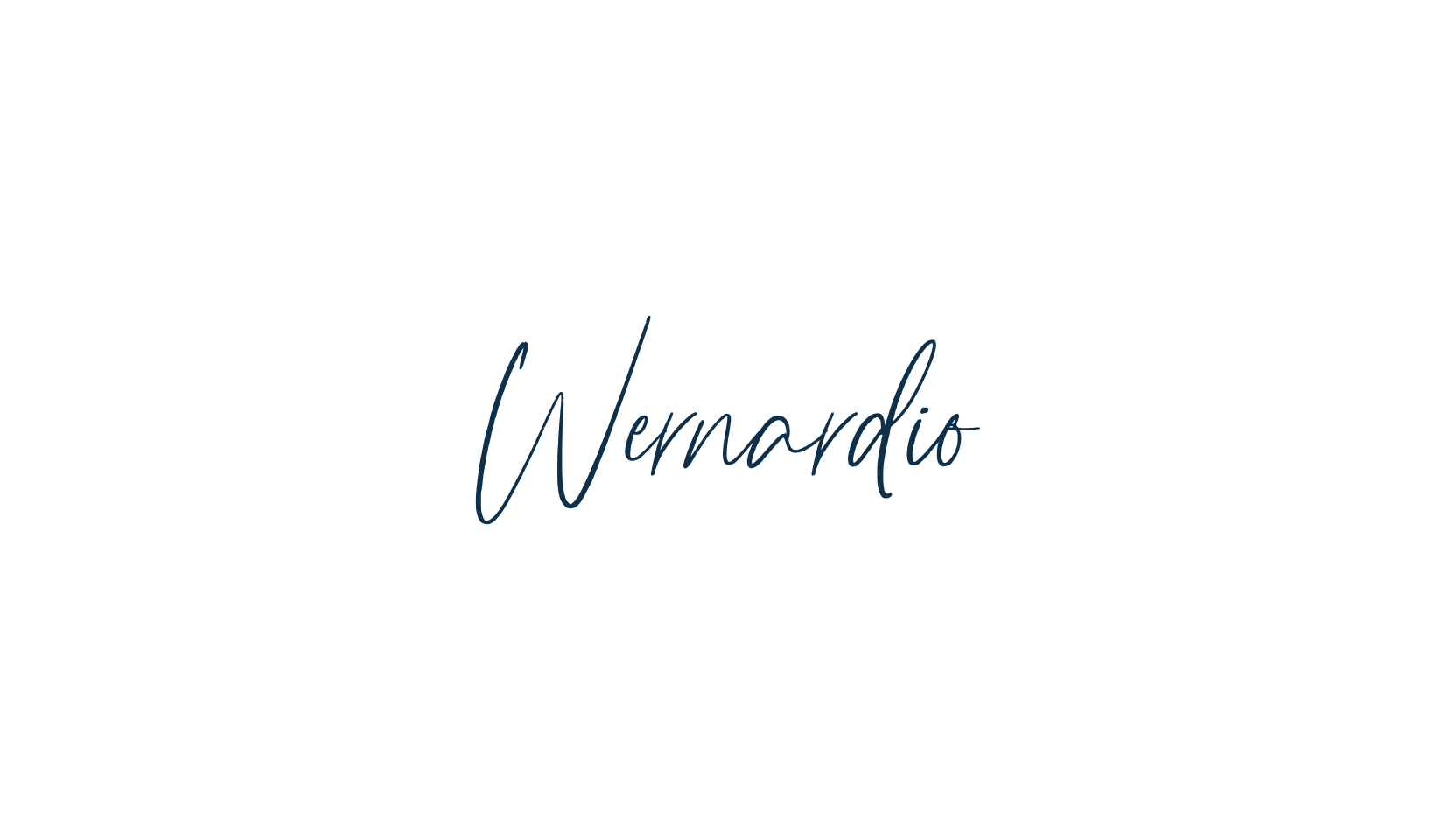 Wernardio, handwriting font preview