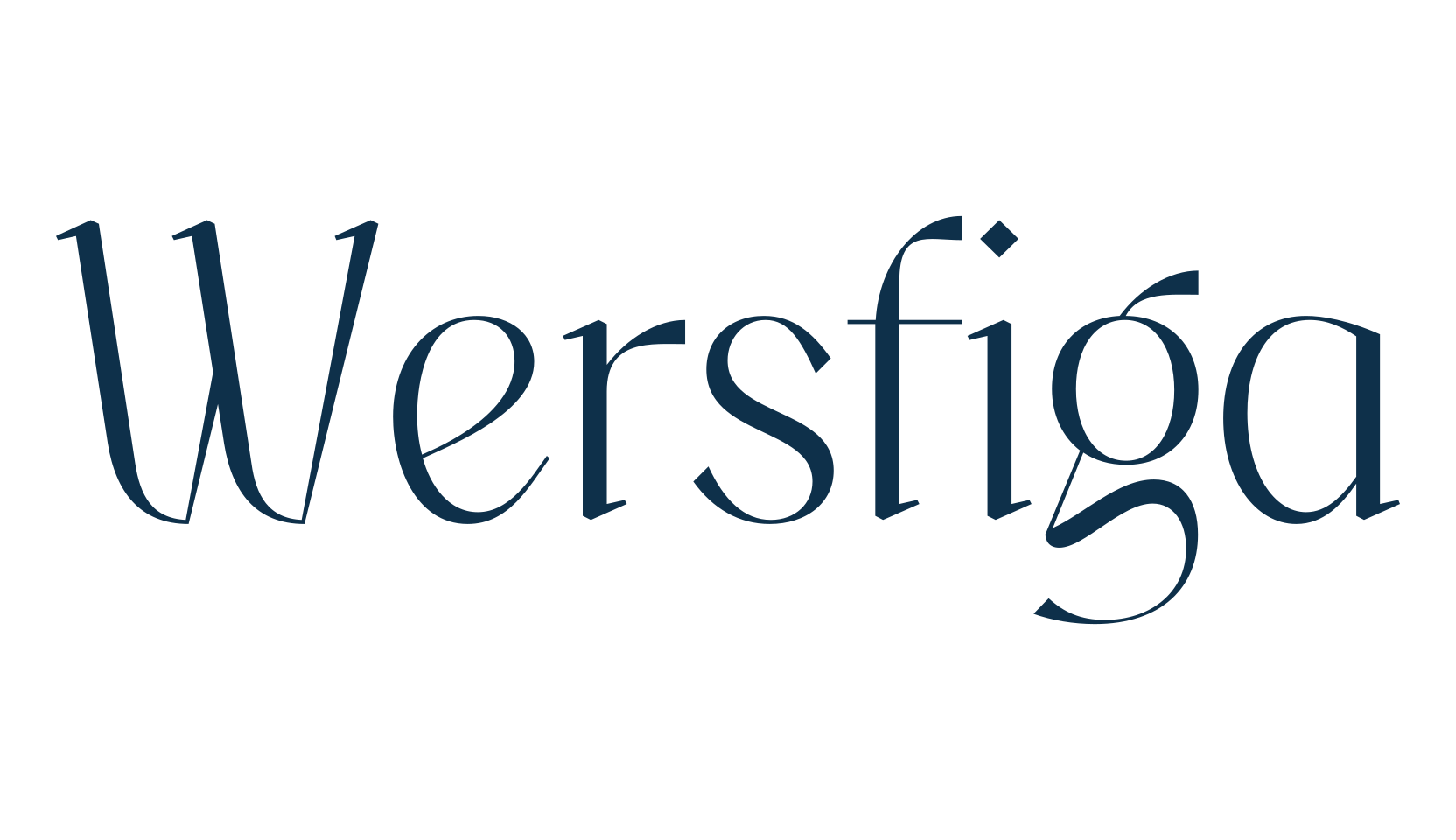 Wersfiga, various font preview