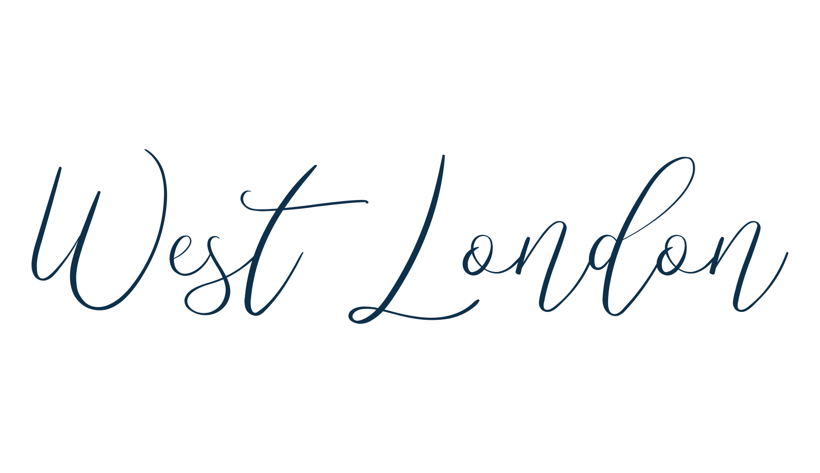 West London, calligraphy font preview