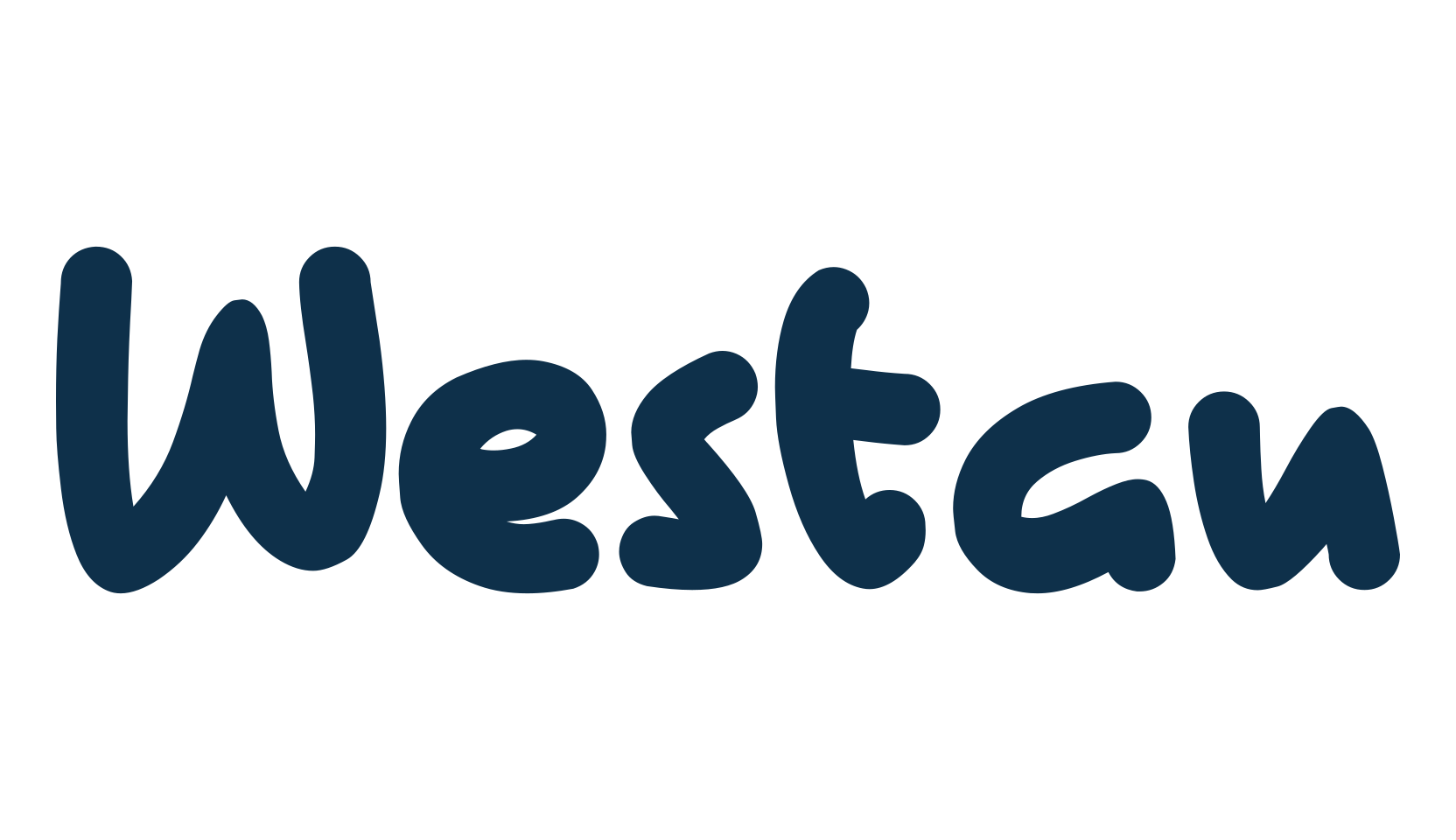 Westau, cartoon font preview