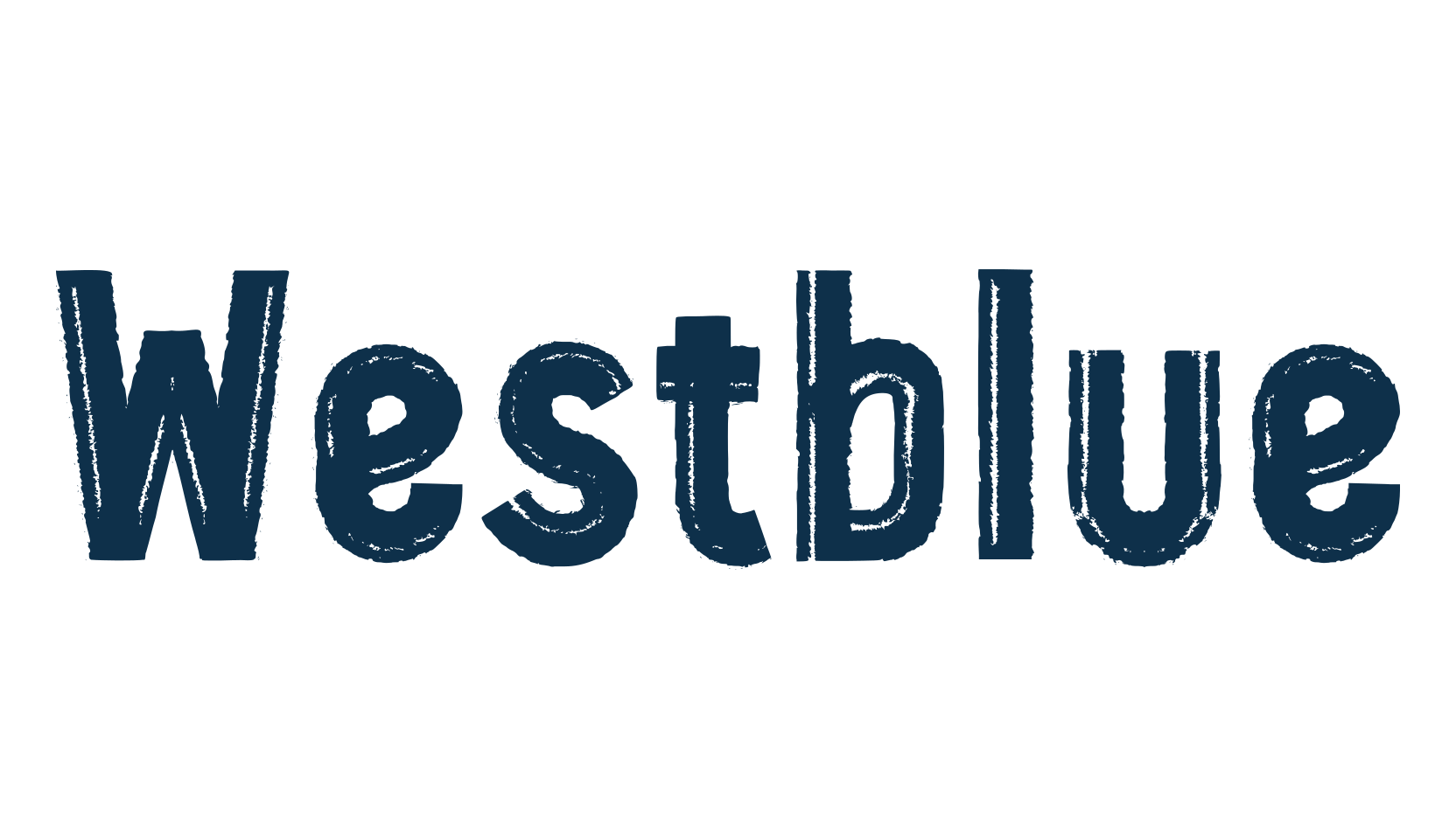 Westblue, fancy eroded decorative font preview