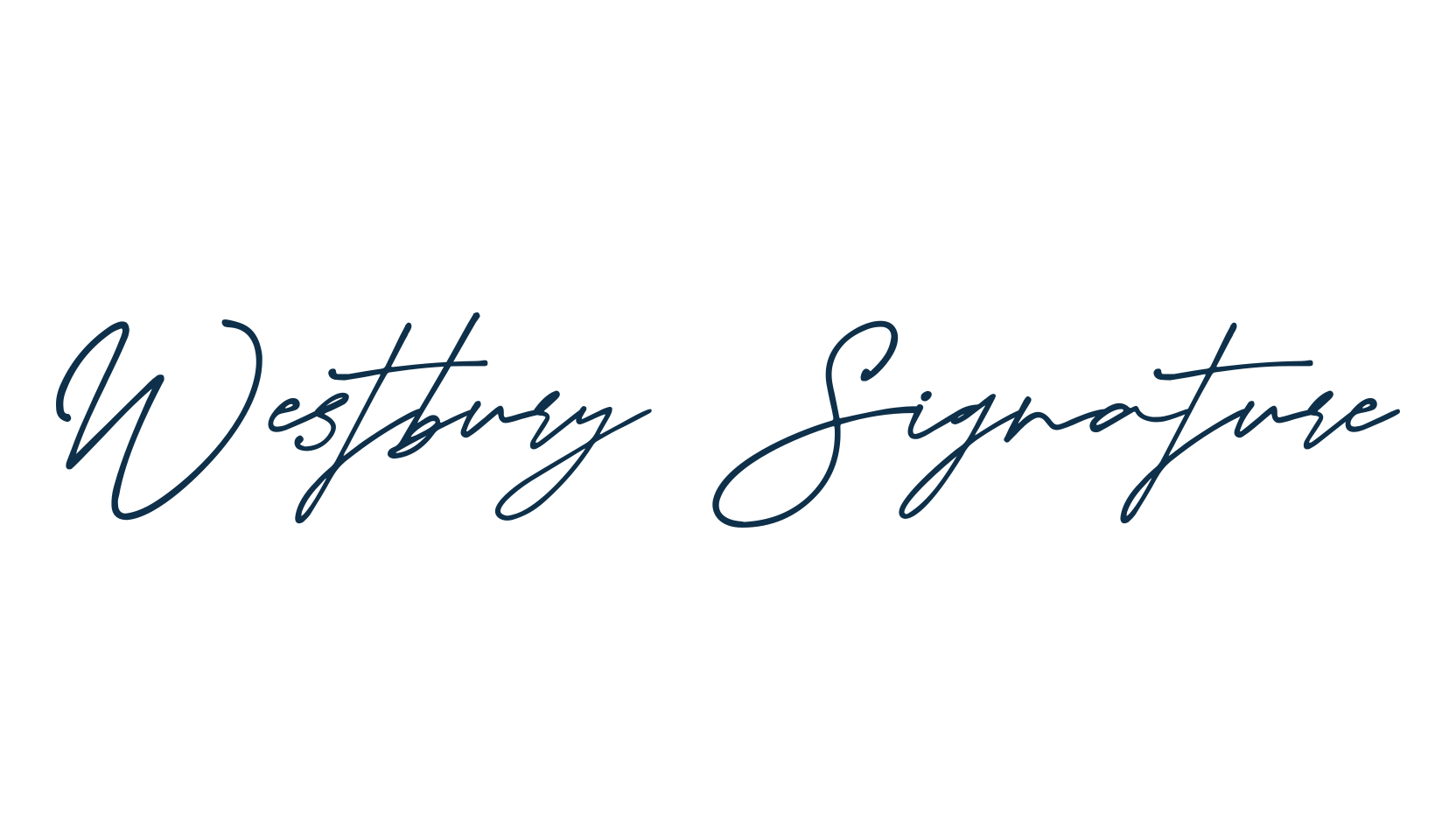 Westbury Signature, script handwritten fancy decorative calligraphy font preview