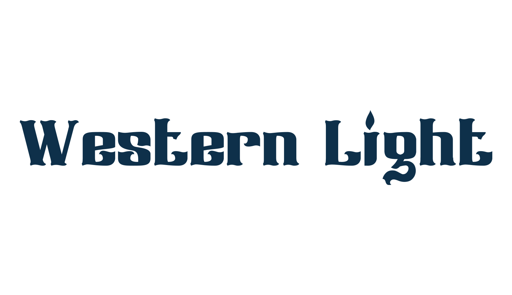 Western Light, western font preview