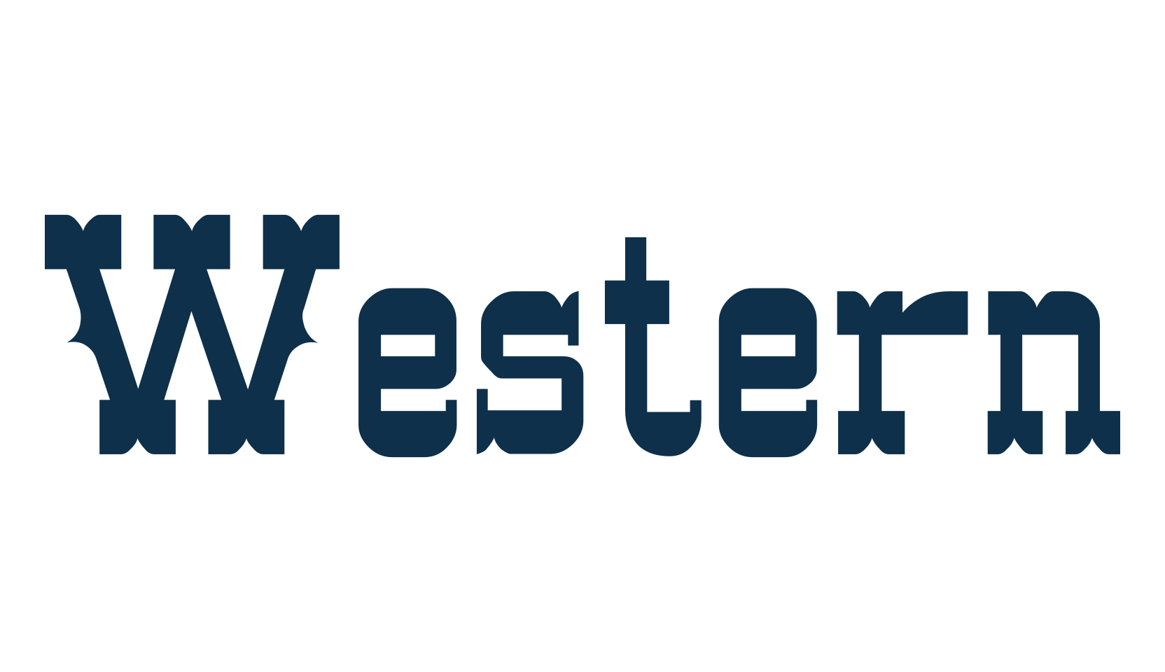 Western, western font preview