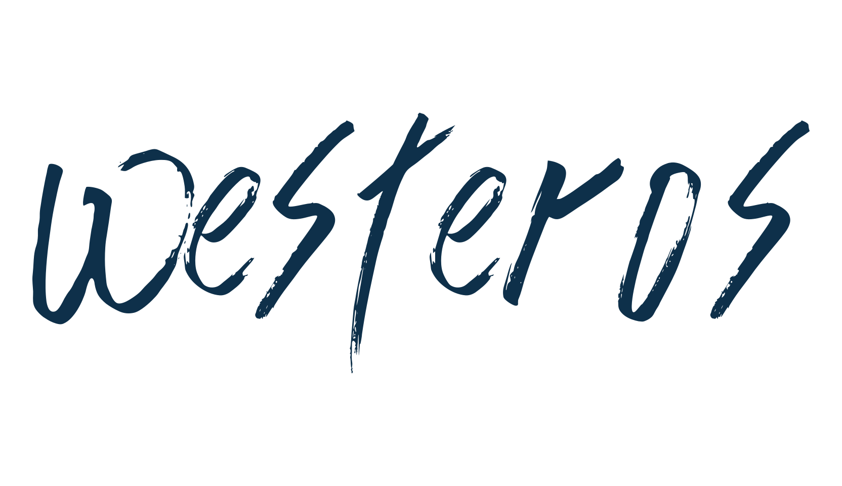 Westeros (westeros), brush font preview