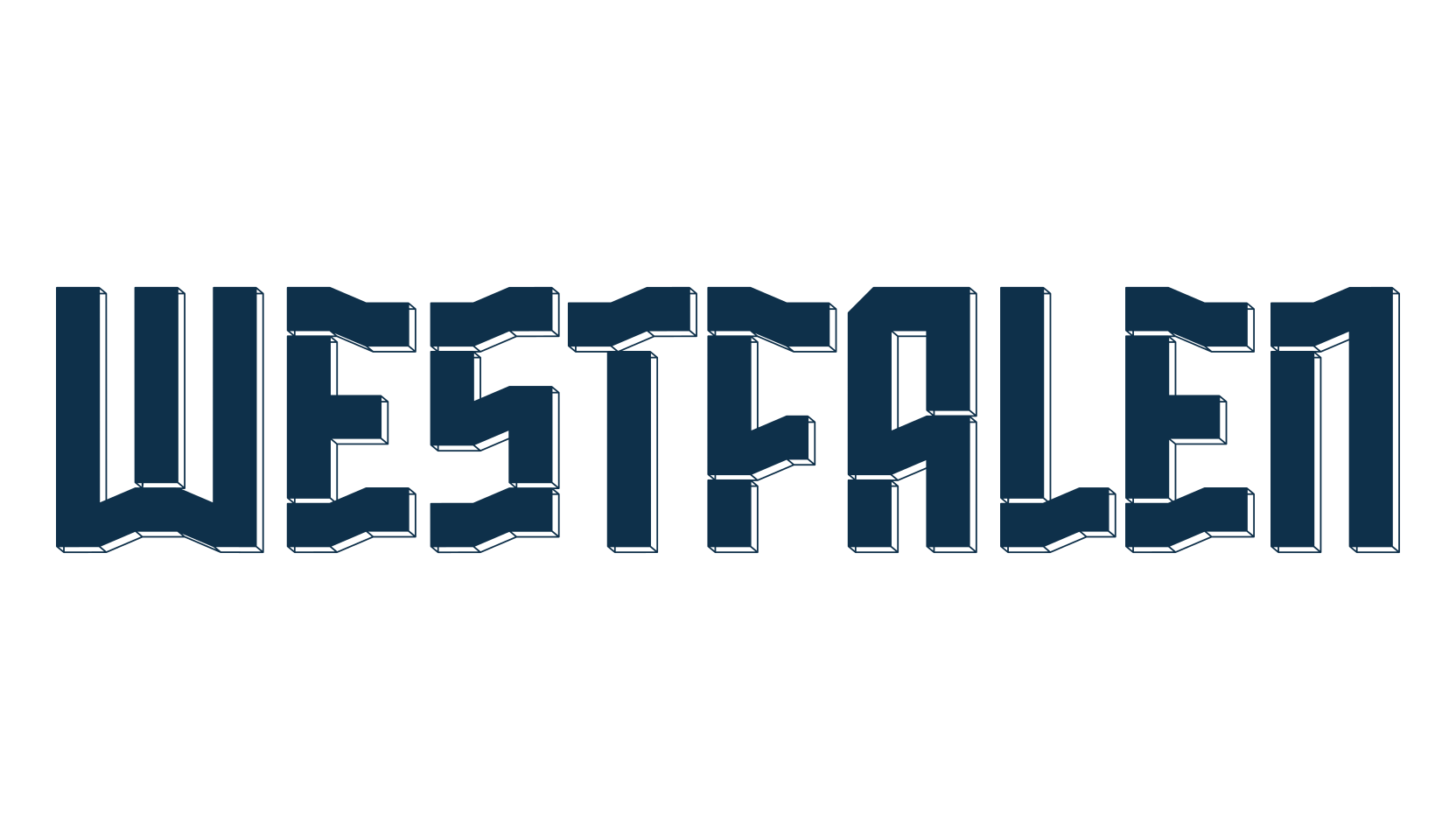 Westfalen, fancy various decorative font preview
