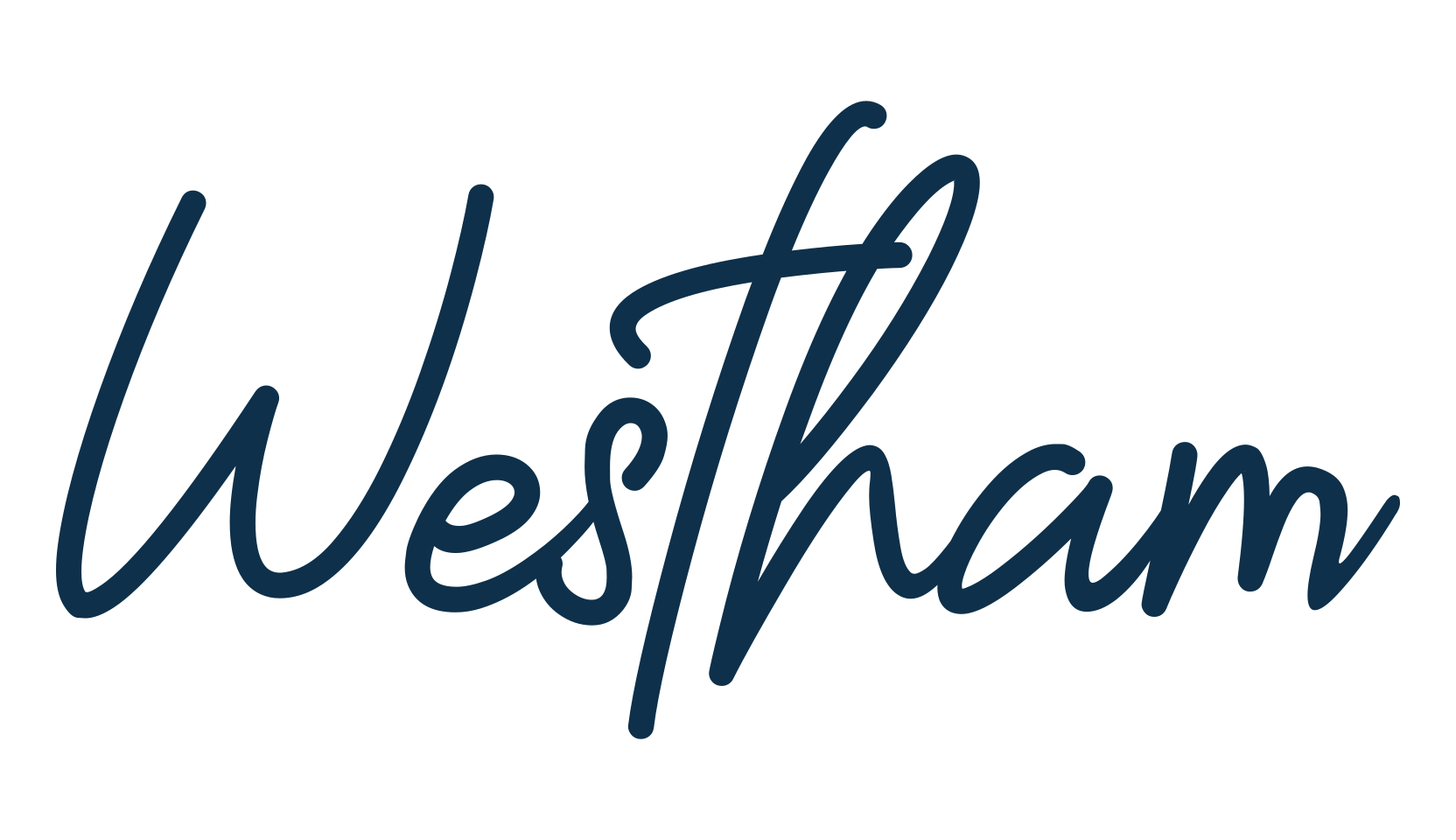 Westham, script handwritten fancy decorative calligraphy font preview