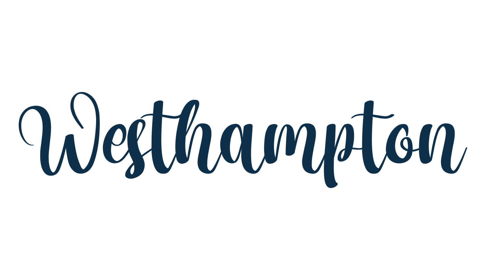 Westhampton, fancy decorative font preview