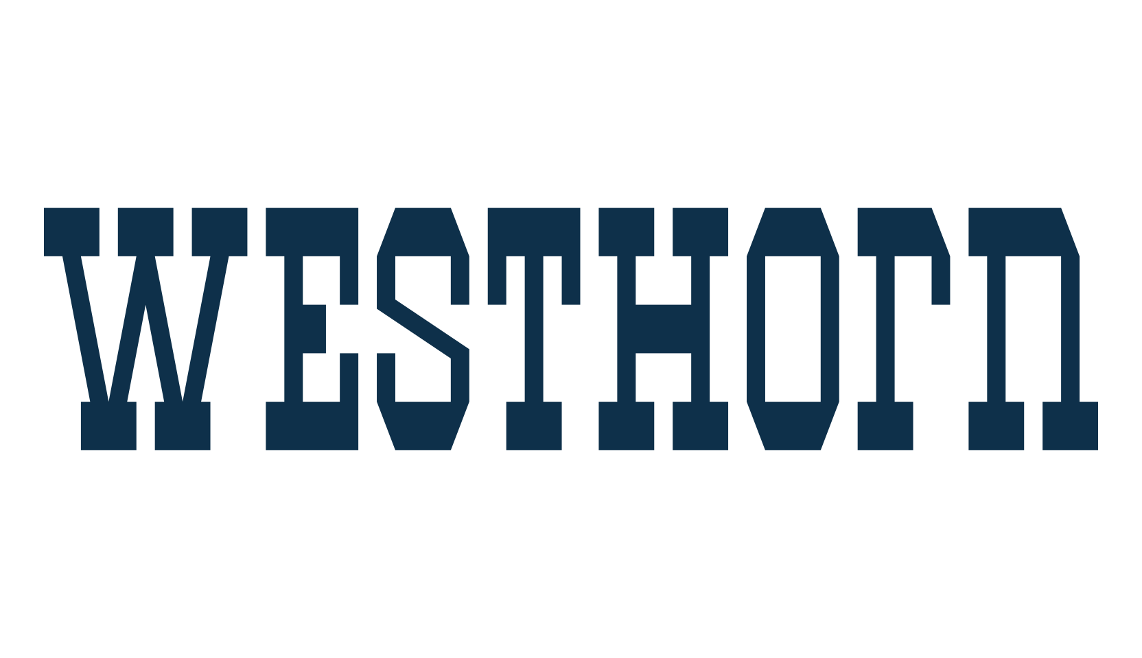 Westhorn, fancy western decorative font preview