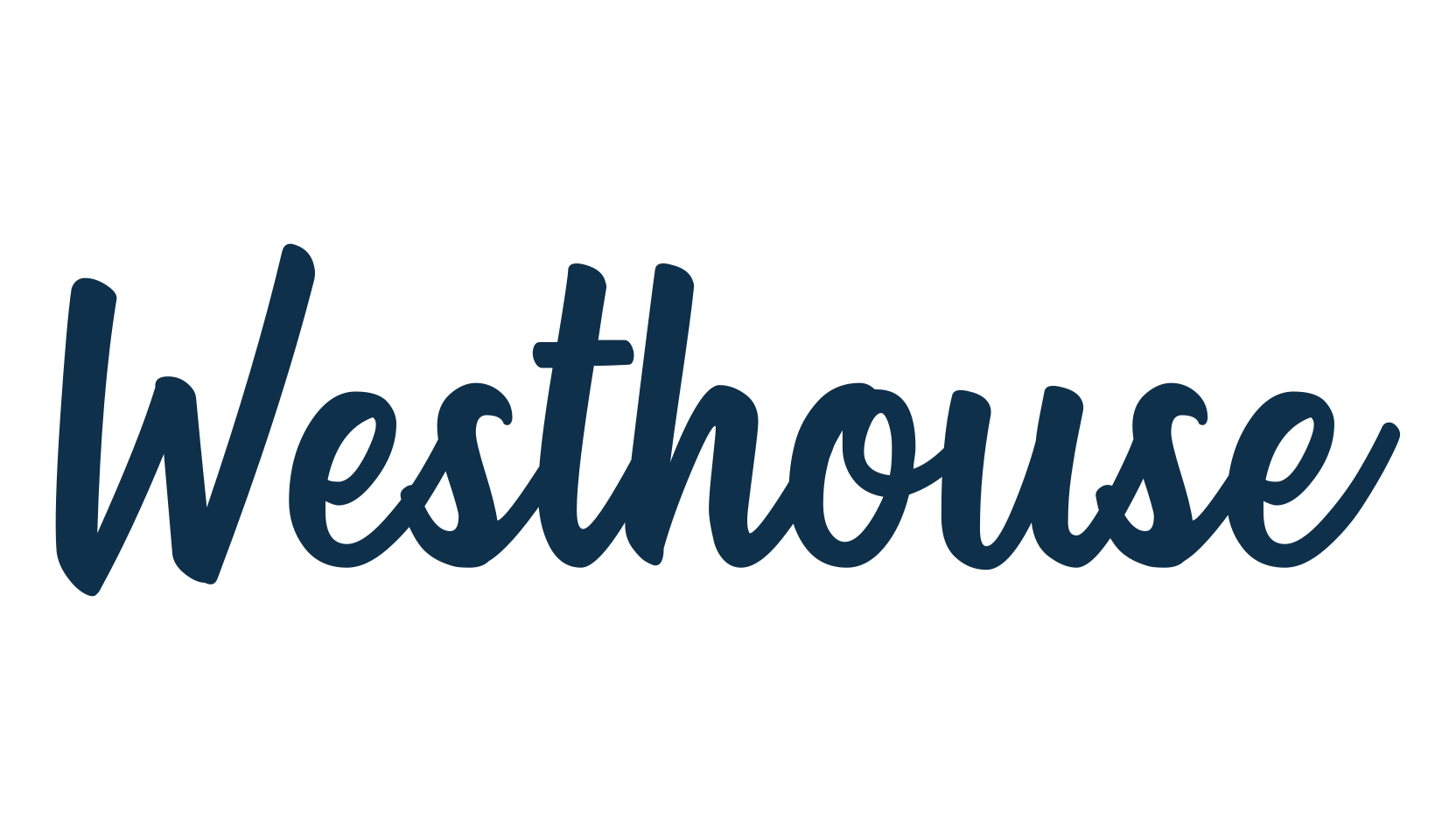 Westhouse, brush font preview