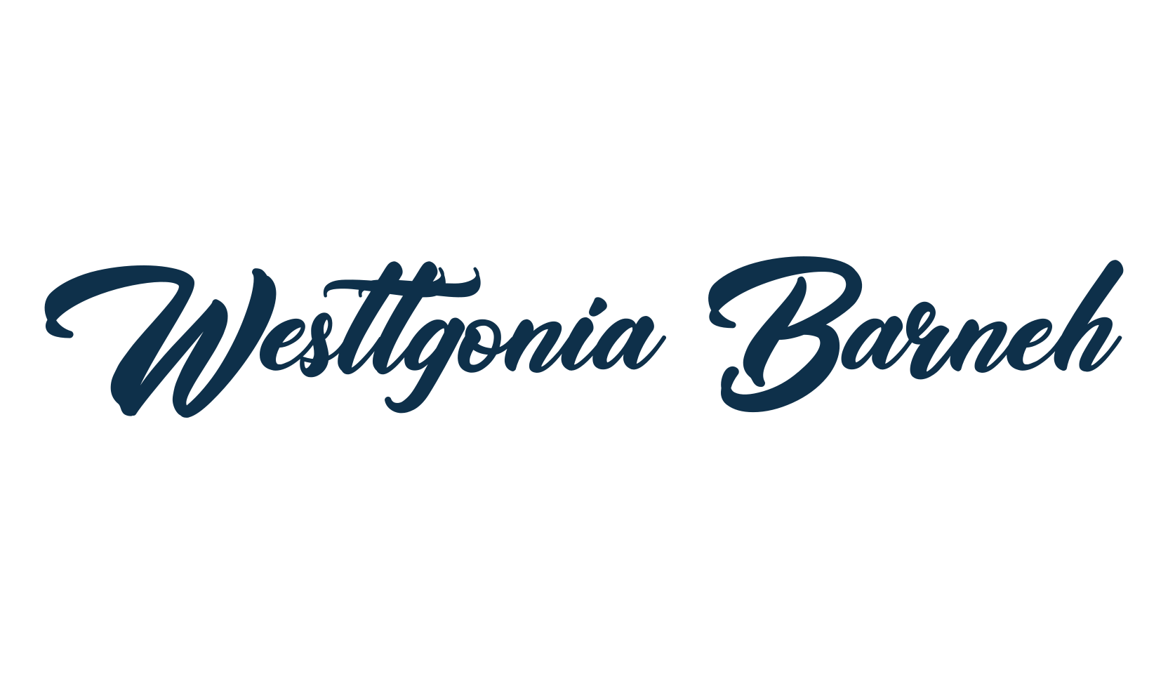 Westtgonia Barneh, fancy various decorative script calligraphy font preview