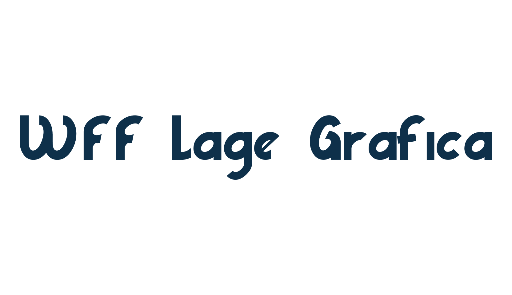 WFF Lage Grafica, various font preview