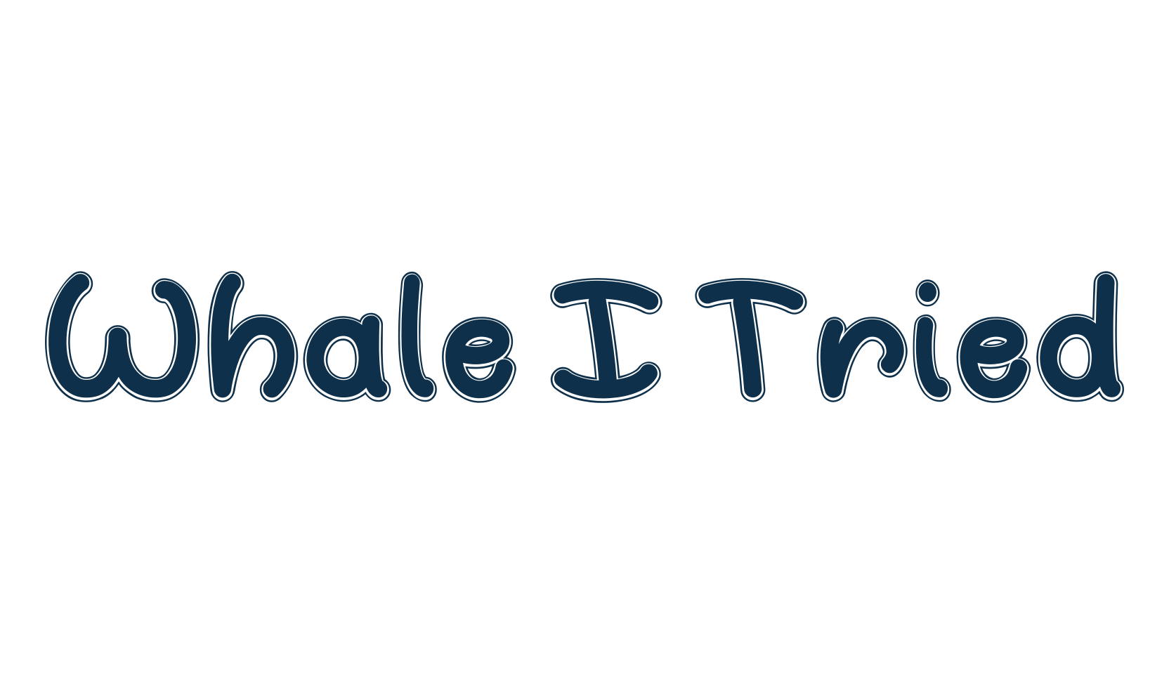 Whale I Tried, fancy various decorative script calligraphy font preview