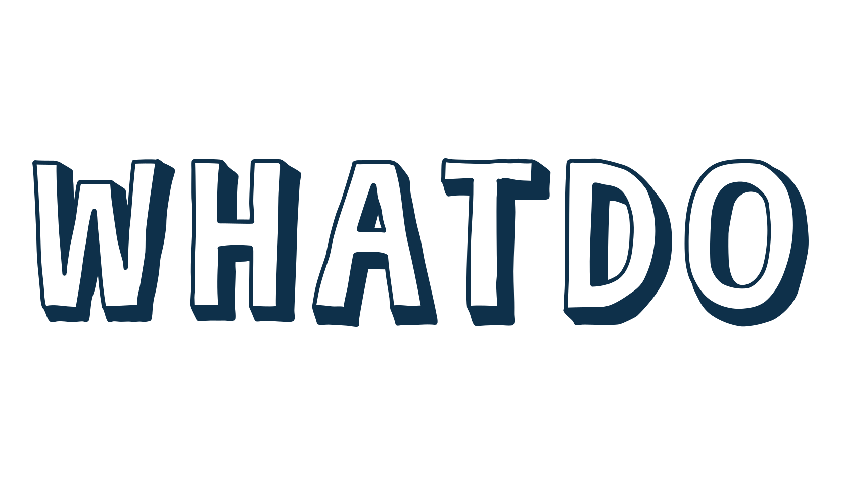 Whatdo, fancy cartoon decorative font preview