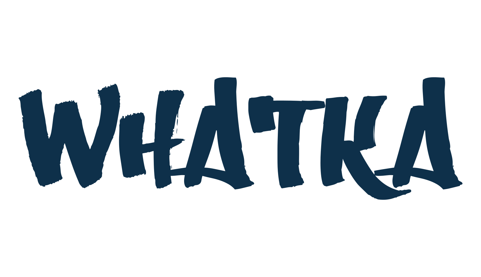 Whatka, script graffiti fancy decorative calligraphy font preview