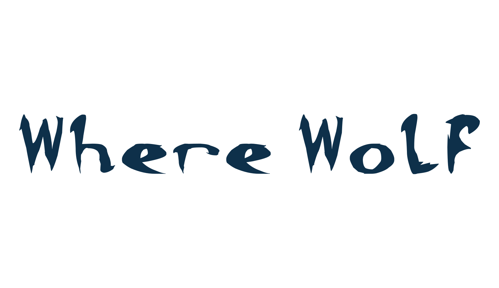 Where Wolf, fancy various gothic font preview