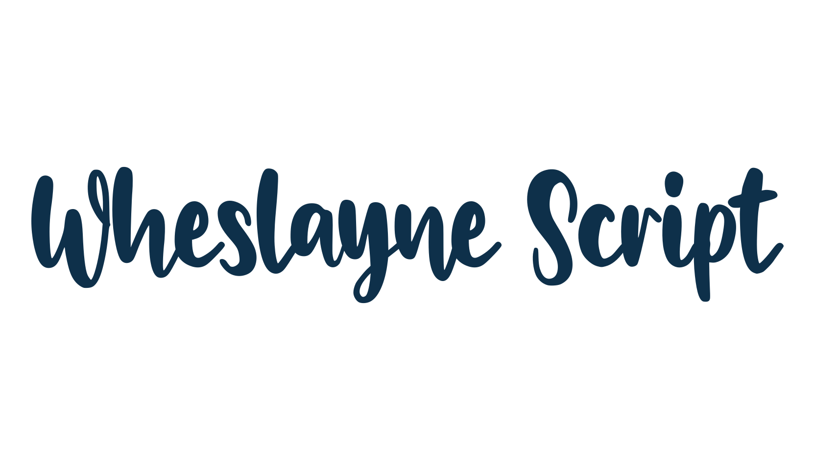 Wheslayne Script, fancy various decorative script calligraphy font preview