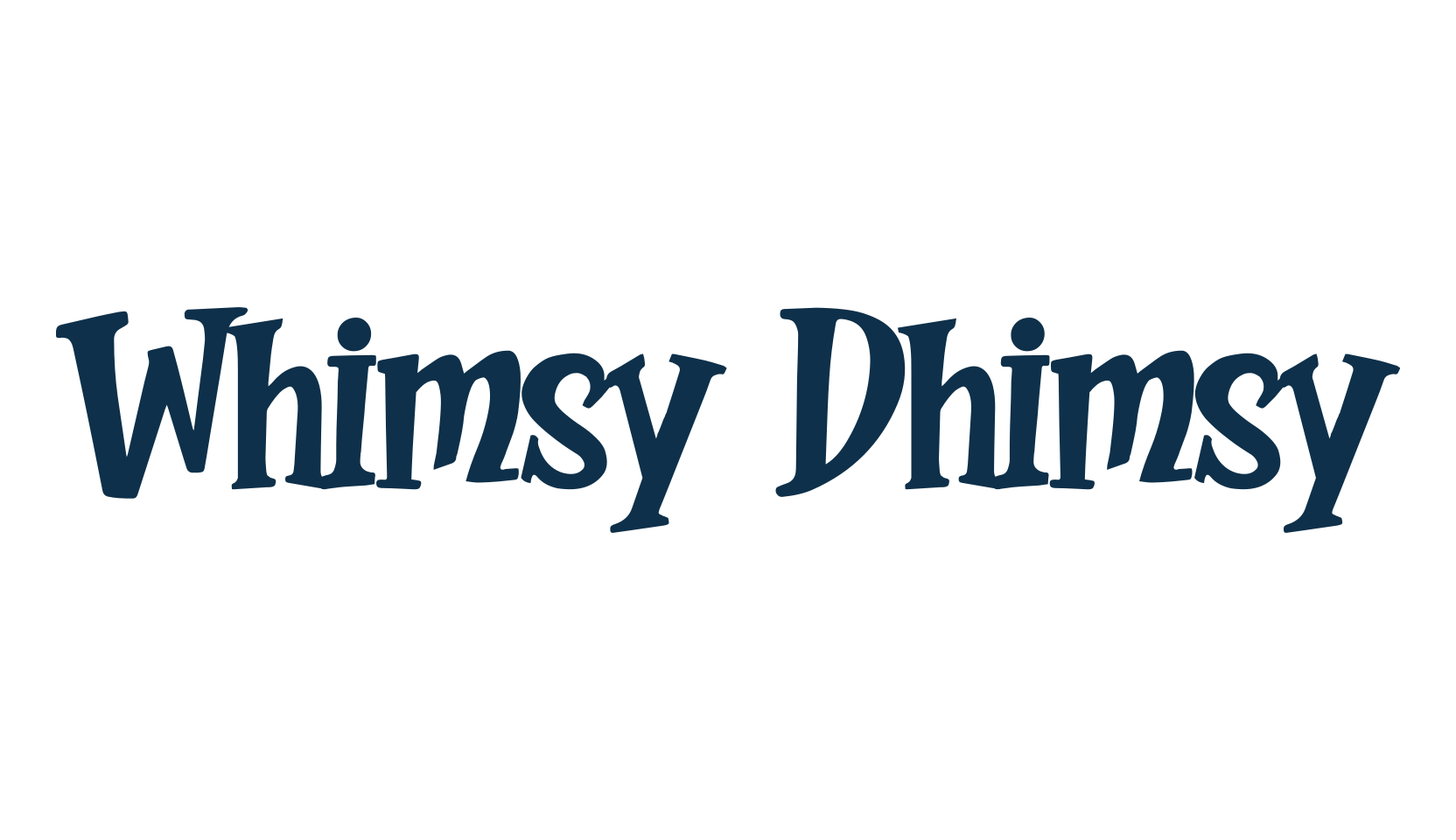 Whimsy Dhimsy, fancy cartoon decorative font preview
