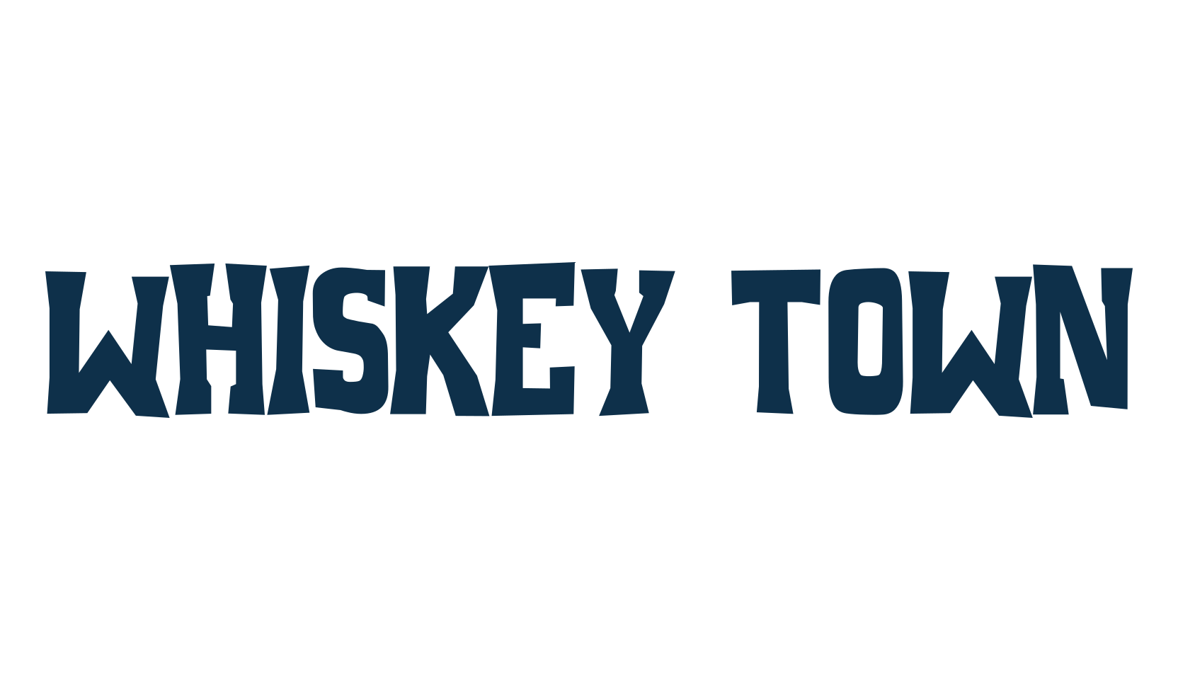 Whiskey Town, western font preview