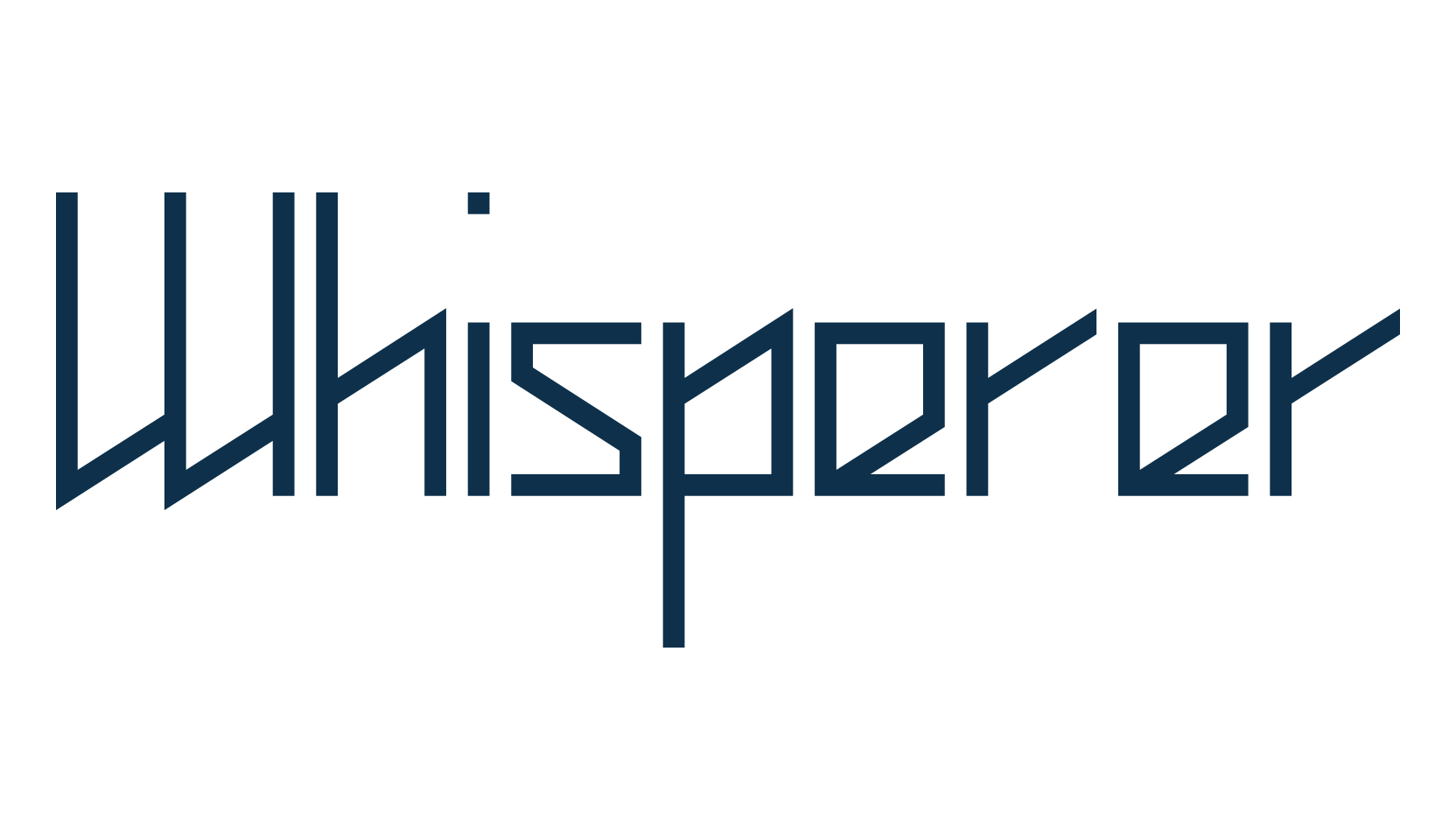 Whisperer, fancy various techno sci-fi font preview