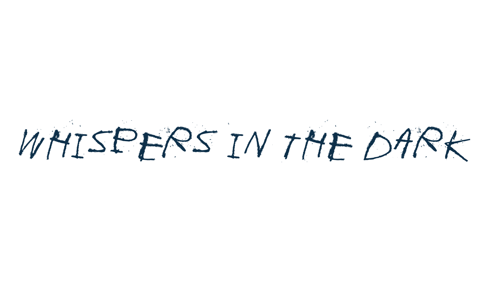 Whispers in the dark, script trash fancy decorative calligraphy font preview