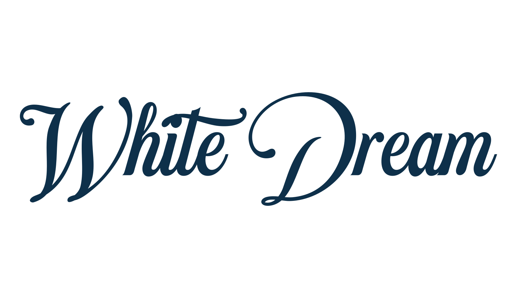 White Dream (white-dream), calligraphy font preview