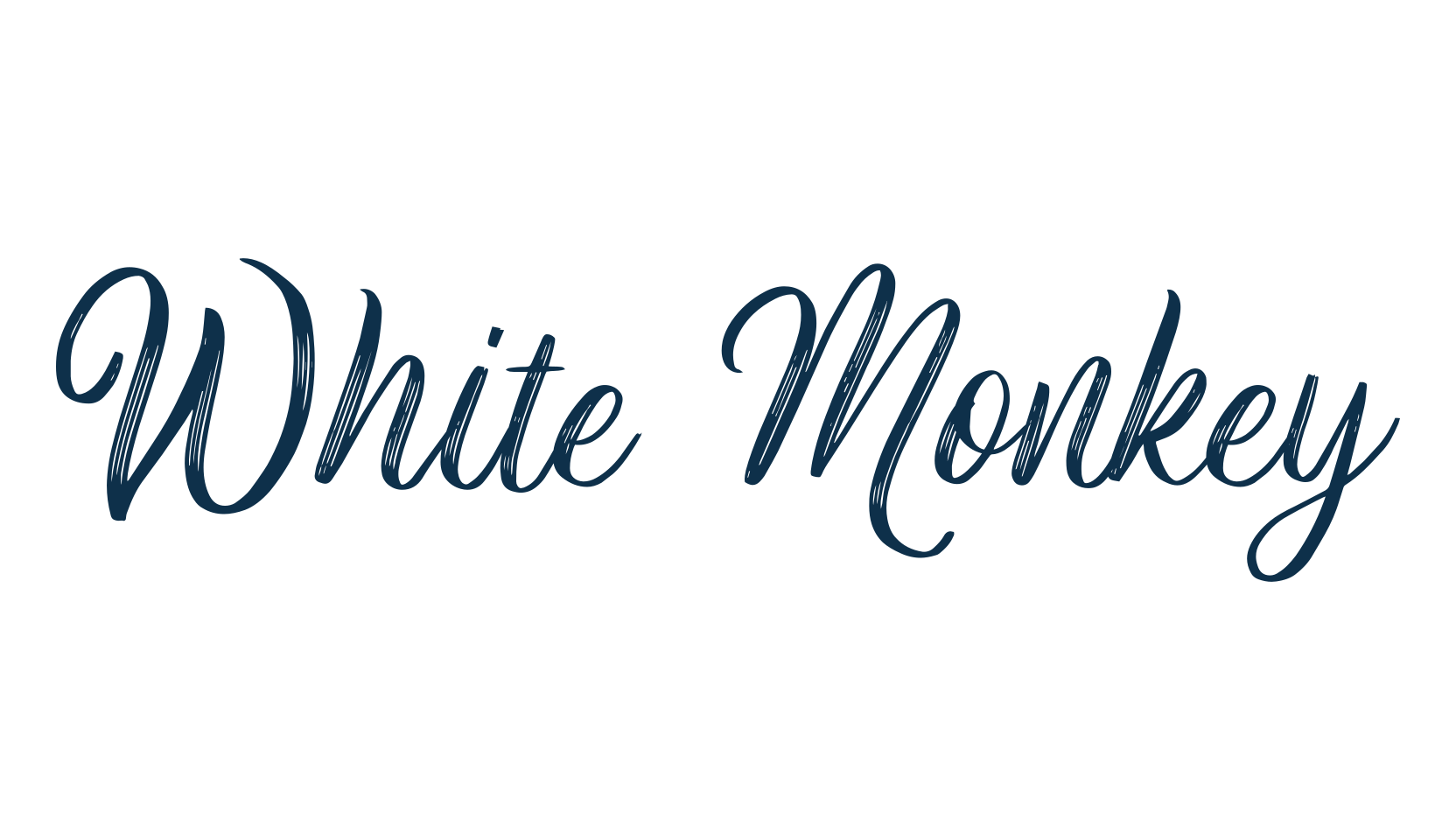 White Monkey, script brush fancy decorative calligraphy font preview