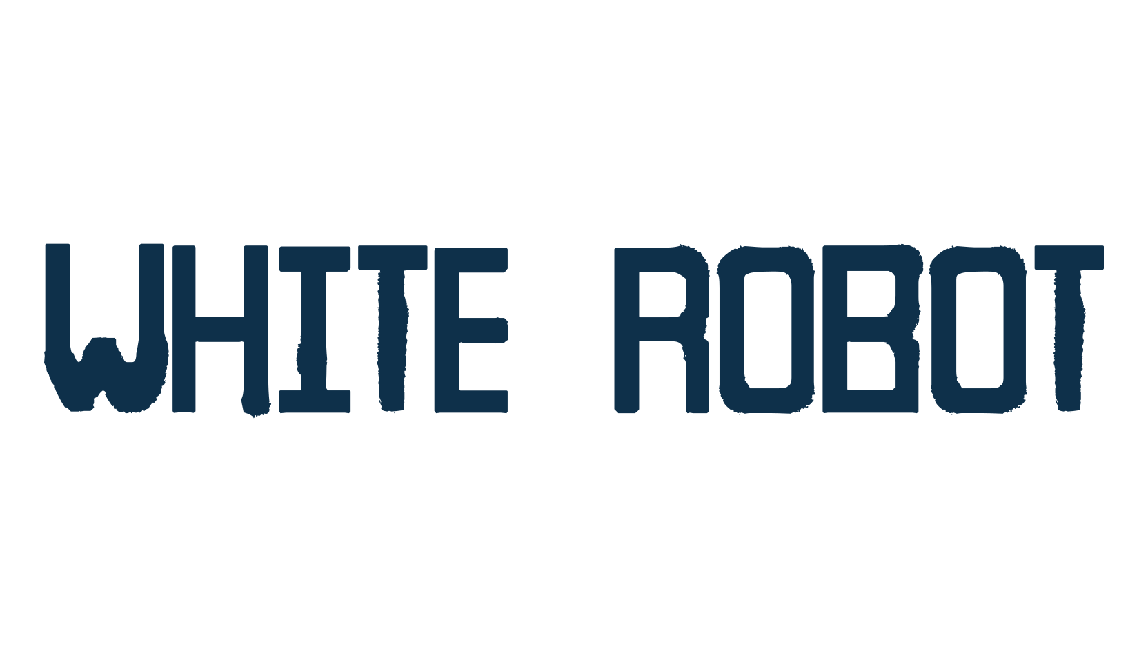 White Robot, destroy font preview