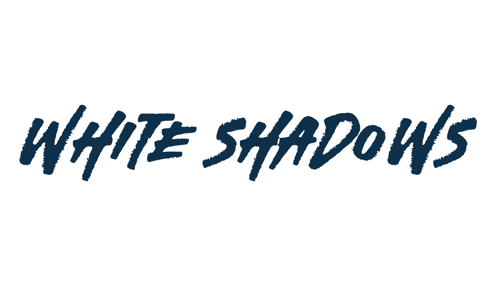 White Shadows, brush font preview