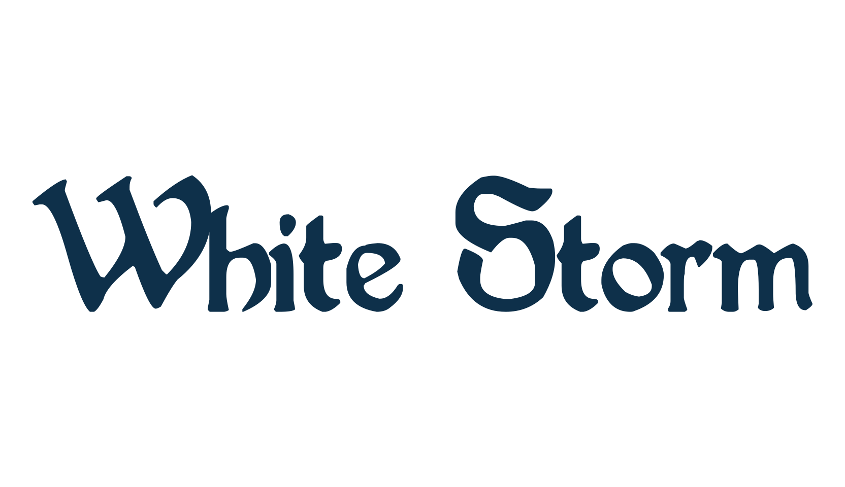 White Storm, celtic font preview