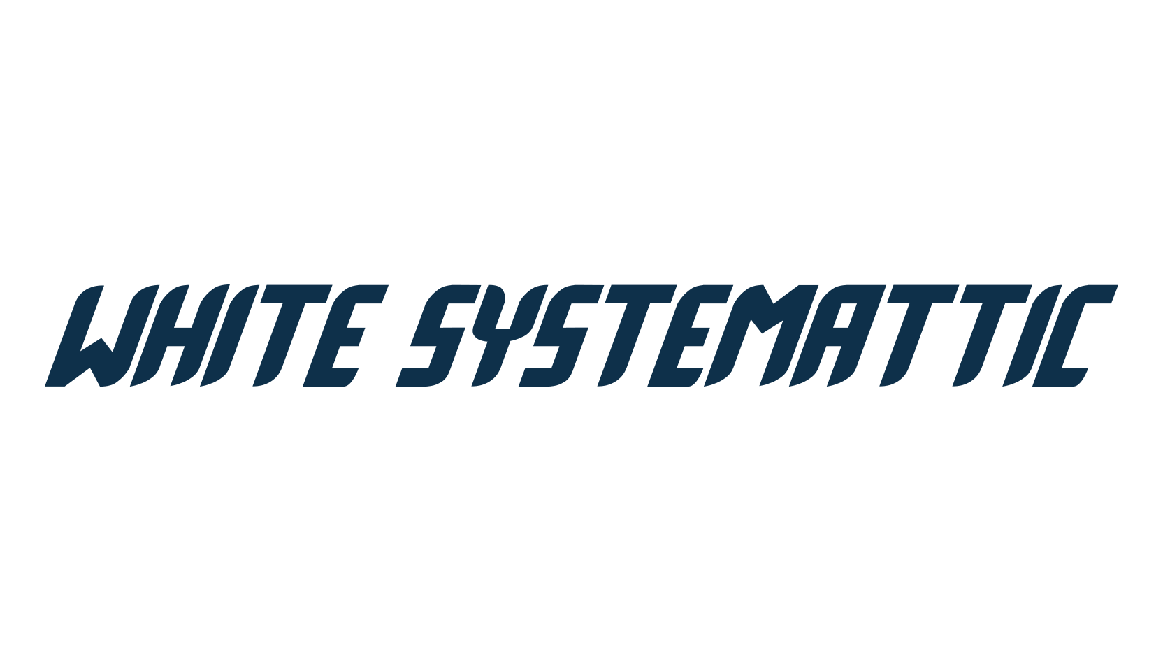 White Systemattic, handwriting font preview
