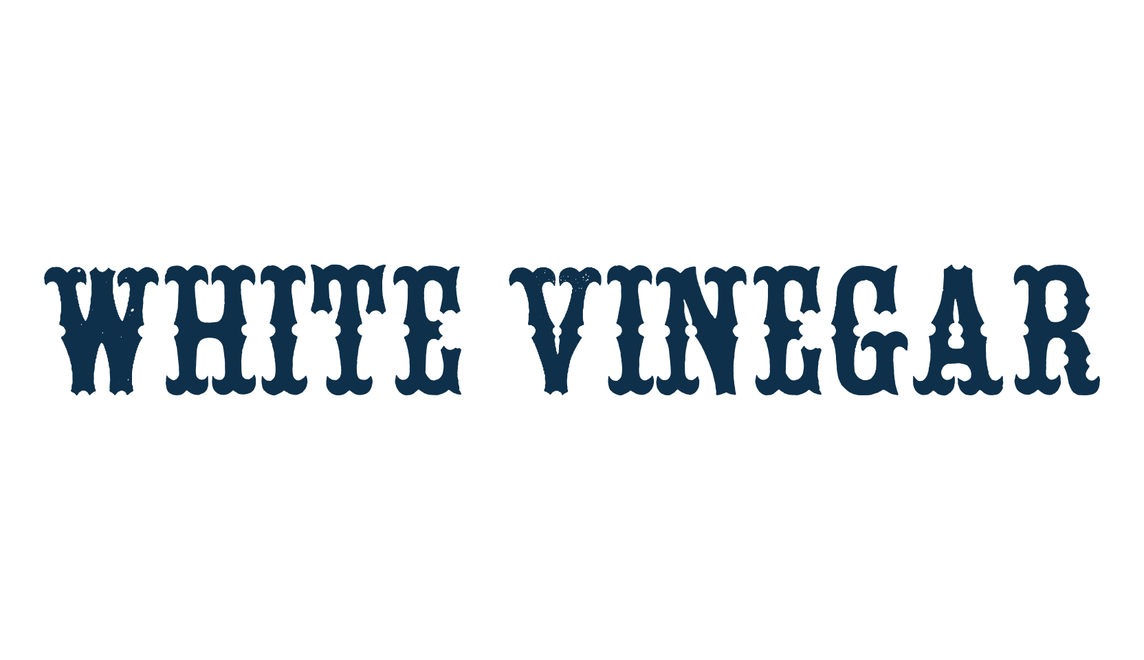 White Vinegar, fancy western decorative font preview
