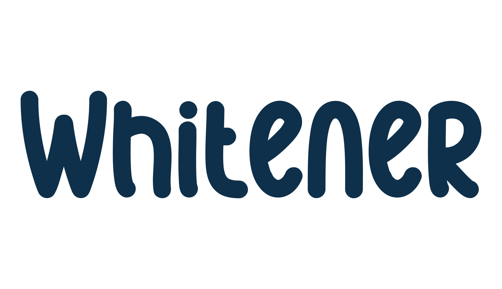 Whitener, fancy various decorative script calligraphy font preview