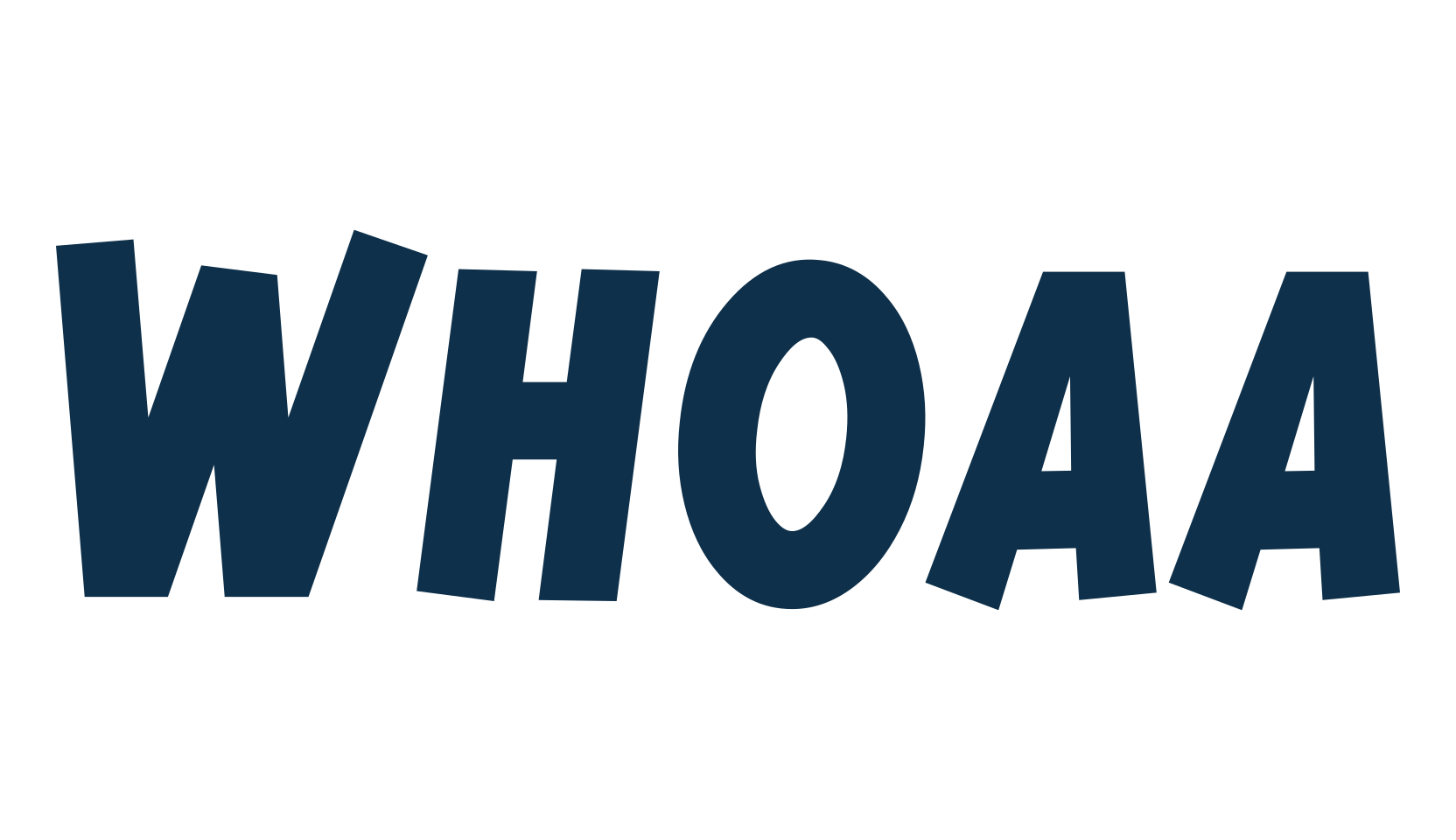 Whoaa, fancy cartoon decorative comic font preview