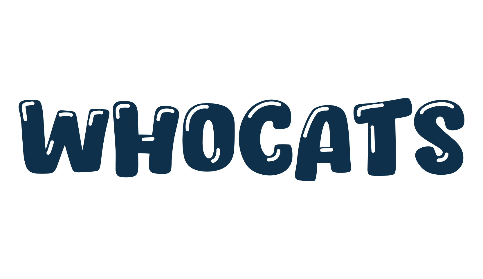 Whocats, cartoon font preview