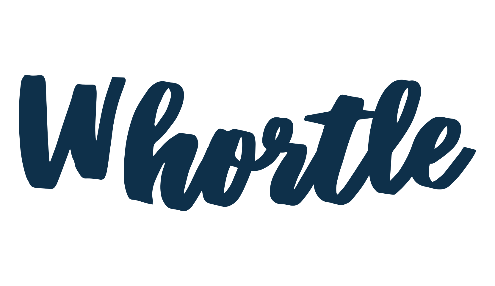 Whortle, script brush fancy decorative calligraphy font preview