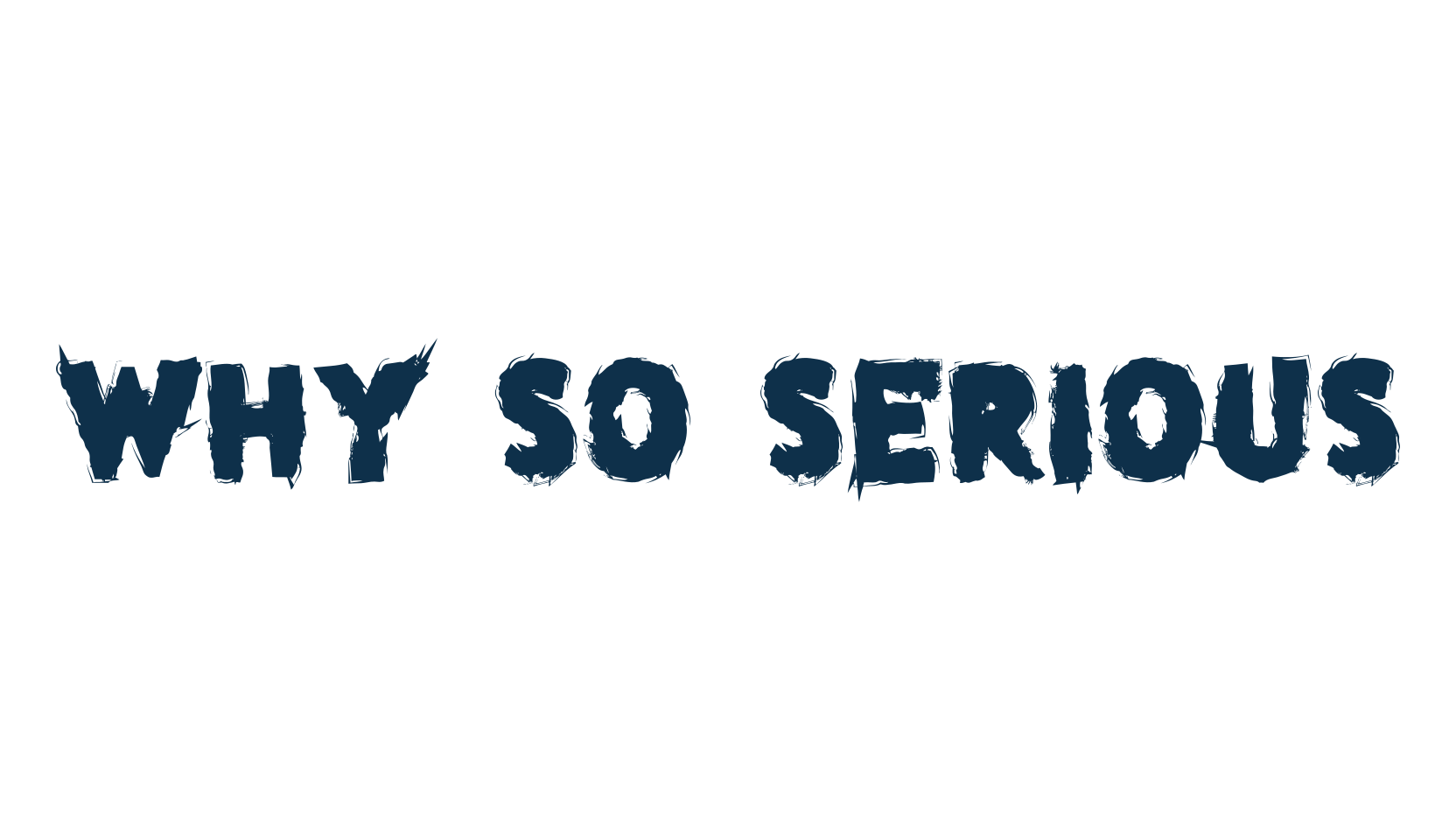 Why so serious, halloween font preview