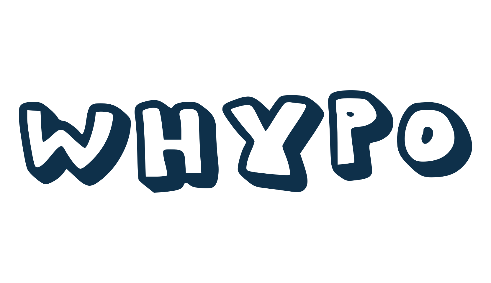 Whypo, fancy cartoon decorative font preview