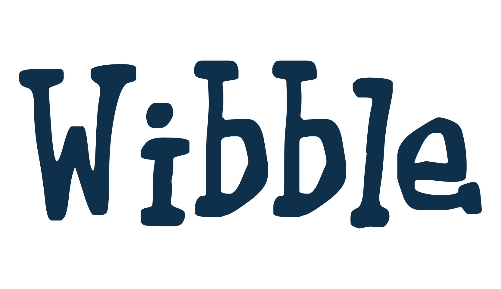 Wibble, various font preview